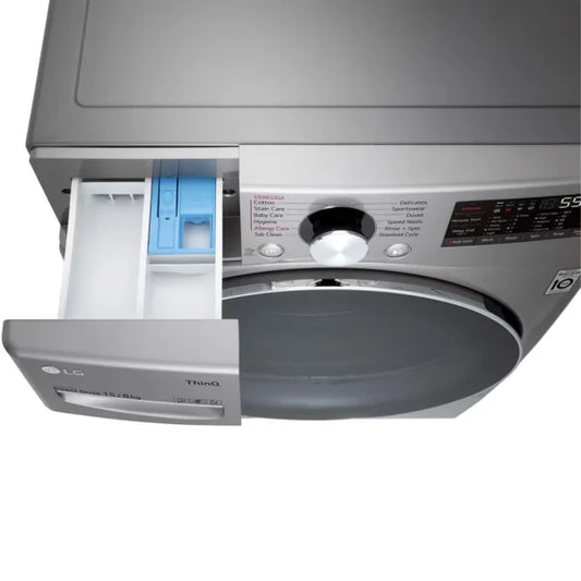 LG F4R3TYG6P Front Load Washing Machine 8 Kg AI DD™